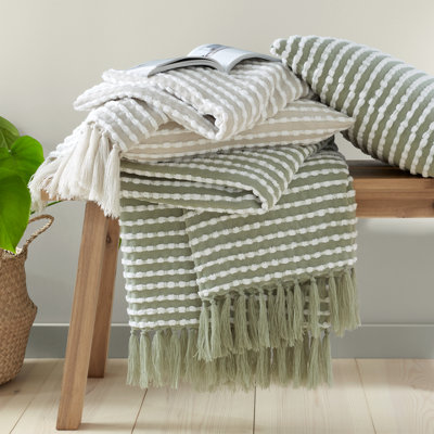 Stab Stitch 43x43cm Cushion with inner