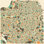 « abstract city map of san francisco », impression sur toile tendue