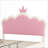 Full Size Poplar Wood PU Upholstered Platform Bed with Crown Headboard, 500lbs No Box Spring Needed, Cream for Bedroom-415874056-415874167