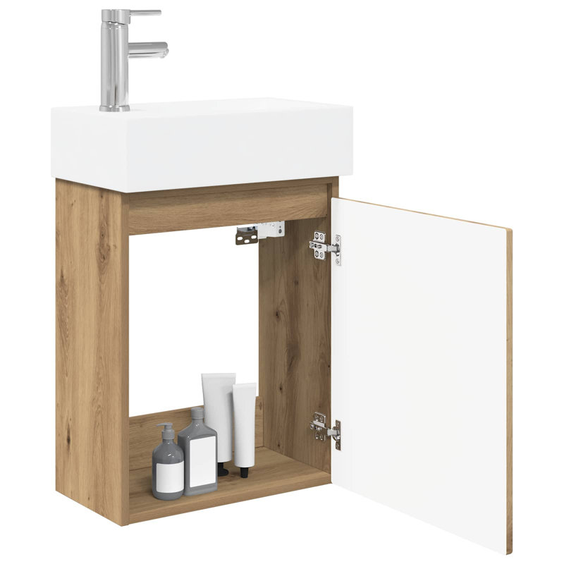 455 mm Bathroom Vanity, Artisan Oak
