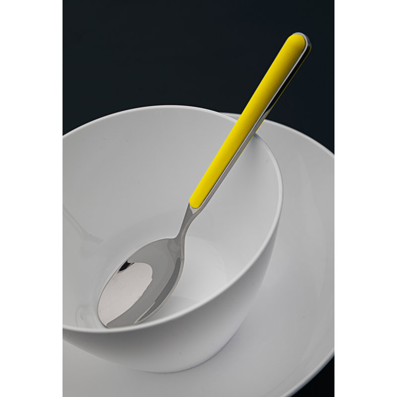 Cuillère à café en acier inoxydable Fantasia - 4 pièces, Tournesol