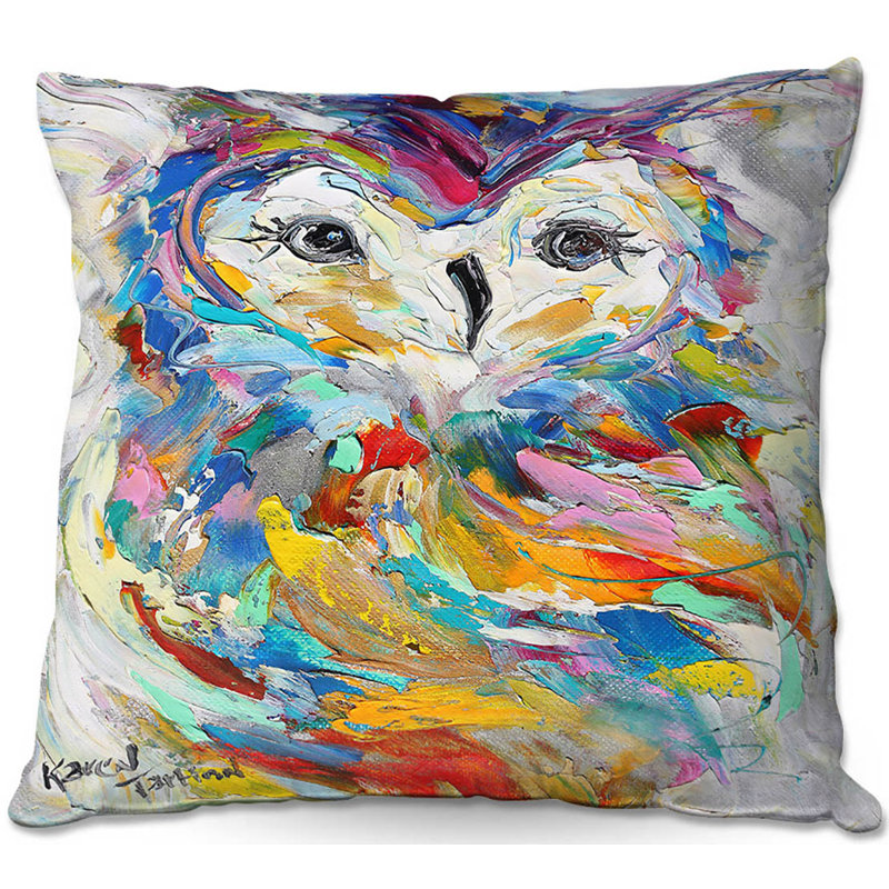  Coussin Couch Owl Whimsy, 16 po x 1 po