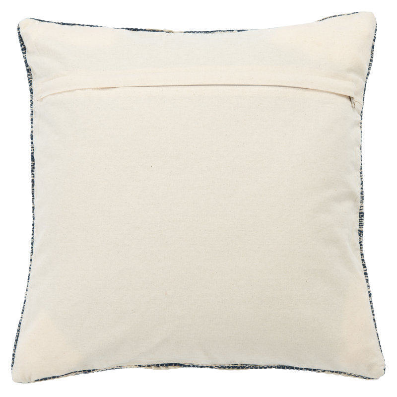 Wool Blend Throw Pillow, Blue