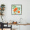 Cadre flottant de vigne orange juteuse, design par Paul Brent