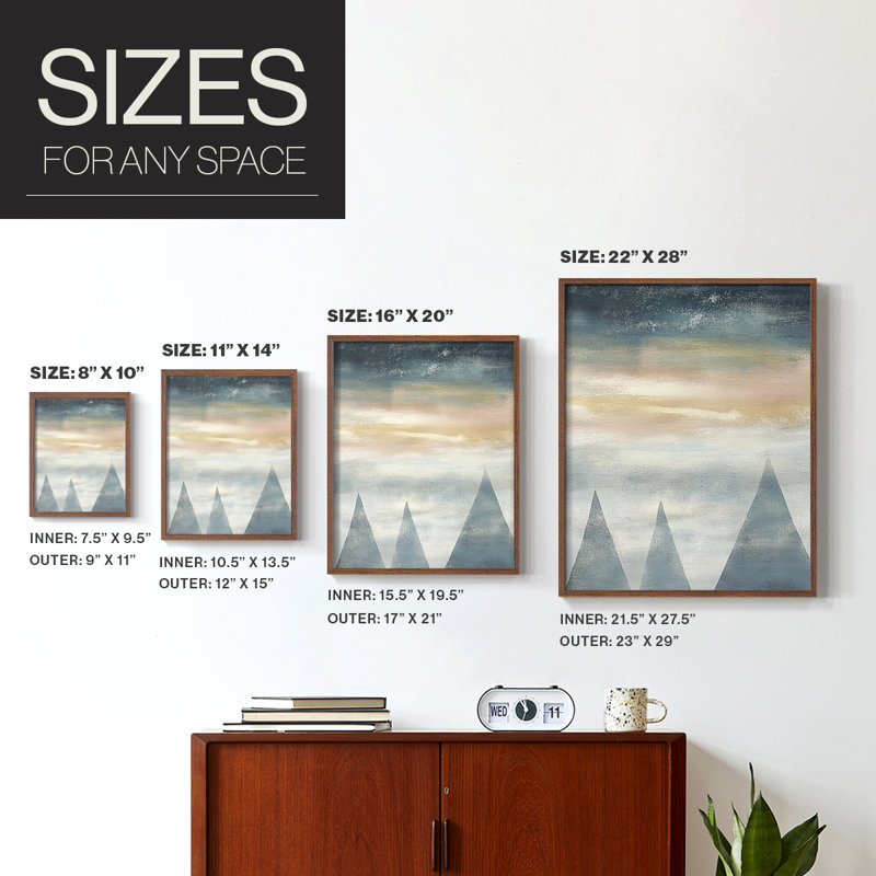 Christmas Holiday Art DCCCXII Framed Print - Solid Wood, Noyer, H 30 po x l 24 po