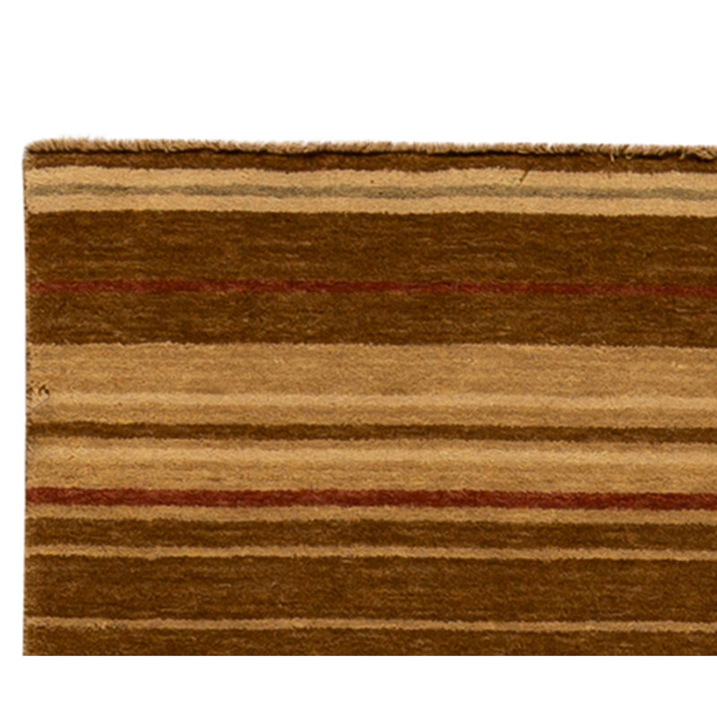 Hand Knotted Area Rug in Brown