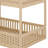 Wood Bunk Bed With Ladder And Guardrails-306962799