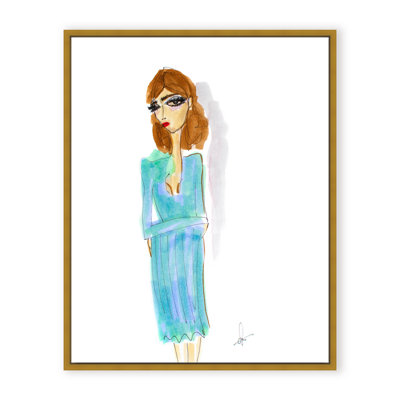 'The Actress' Framed Print Wall Art