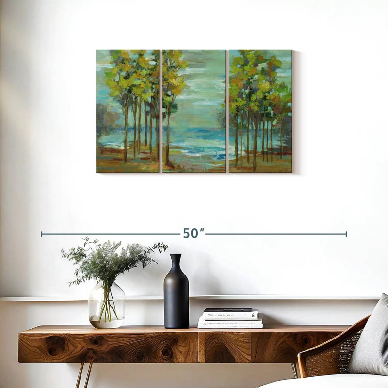 Harnek Calm Spring Trees, 20" H x 33" W