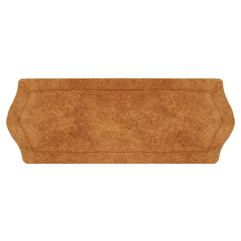 Tapis pour salle de bain Morissette, L 22 po x L 60 po, Terracotta