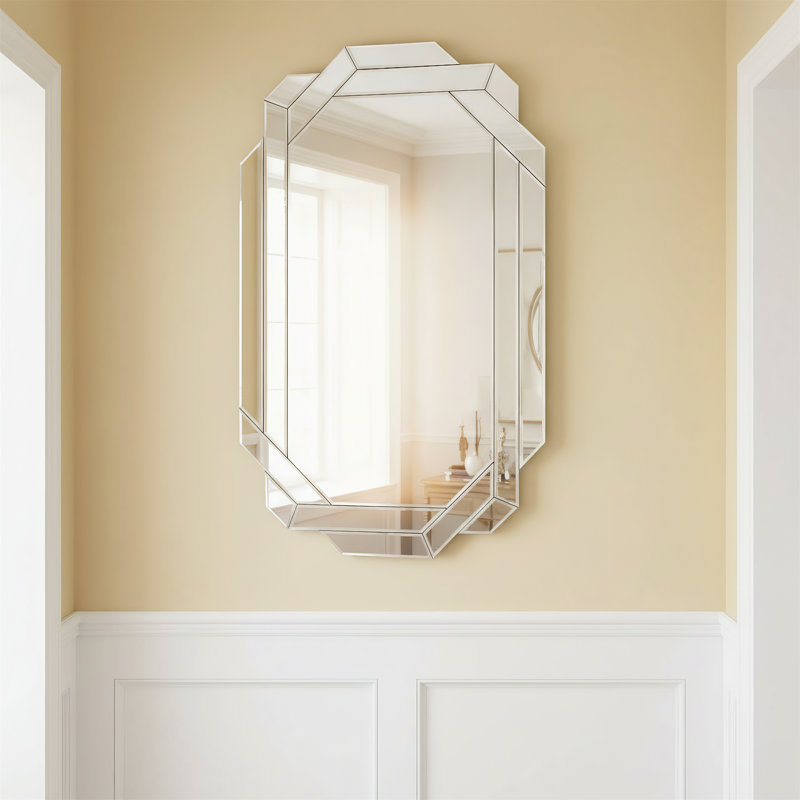 Miroir mural sans cadre à double orientation (35,8 po x 23,8 po)
