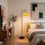 59" Arched Floor Lamp With Bulb