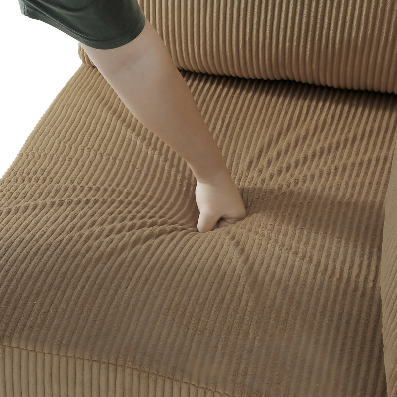 Upholstered Accent Chair, Camel