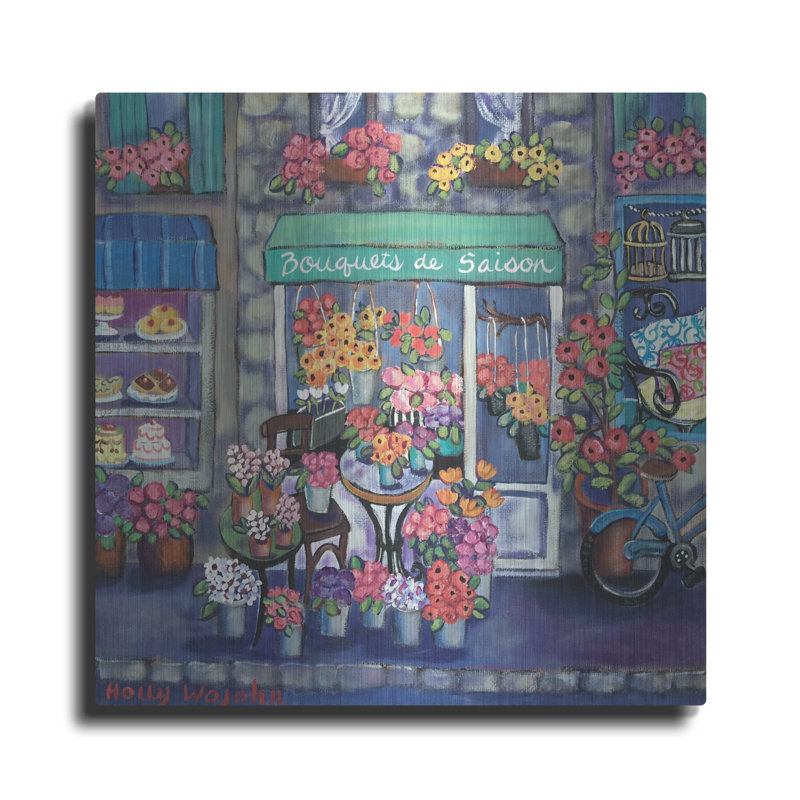 «Bouquets De Saison» par Holly Wojhan, H 36 po x l 36 po