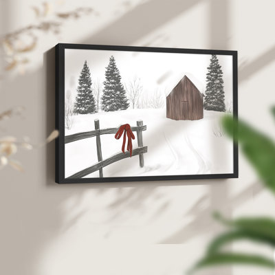 Chirstmas Art-CCXXXIX -Framed Print - Restickable