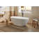 70.87'' x 32.28'' Freestanding Soaking Solid Surface Bathtub