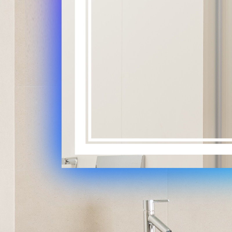 Rectangle Mirror, 72" x 36", White