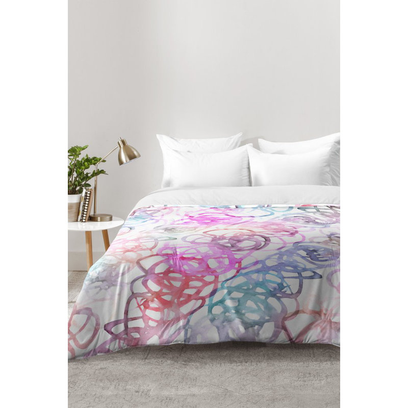 Stephanie Corfee Modern & Contemporary Abstract Comforter, Full/Queen Comforter + 2 Standard Shams