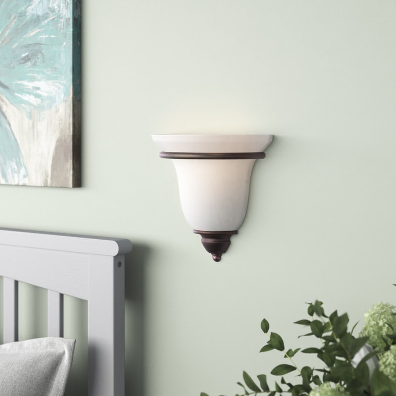 Macalla Steel Flush Mounted Sconce, Royal Bronze