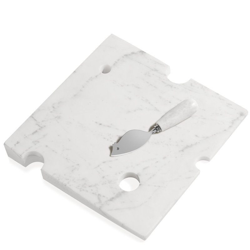 Onamia Marble Wedge Cheese Cutting Board