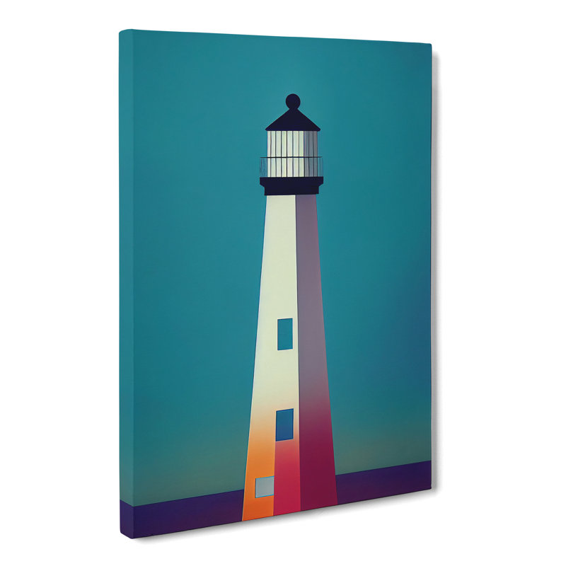 Lighthouse Minimalism Vol.2 - Wrapped Canvas, 50cm H x 35cm W x 3cm D