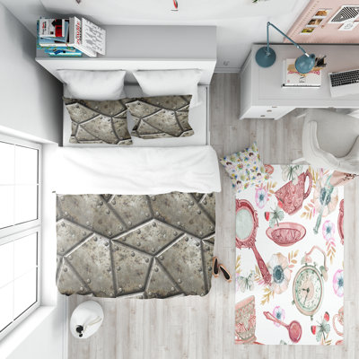 Industrial Abstract Duvet Cover