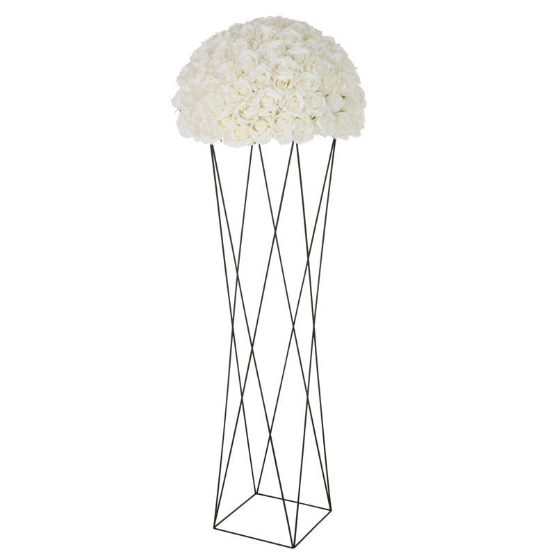 Latiffa Plant Stand 1 Tier Set of 2, Black