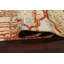 Tapis oriental abstrait en laine / soie à teinture végétale Iwamoto Leto