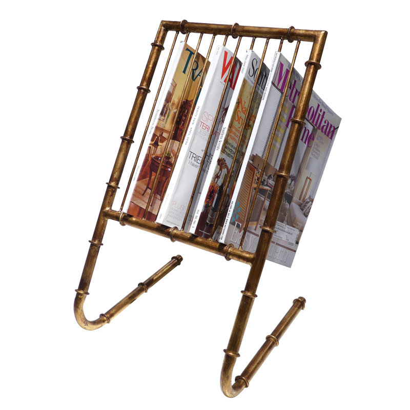 Albano Metal Free Standing Magazine Rack