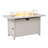 Aluminum 50,000 Btu Fire Pit Table