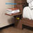 Floating Bed Frame Queen with Led Lights and Charging Station, Wood Queen Size Bed Frame with Storage Headboard, No Box Spring Needed, Easy Assembly-1451156710