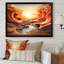 Profondeur des canyons orange - décoration murale canyon-895148361-943608445