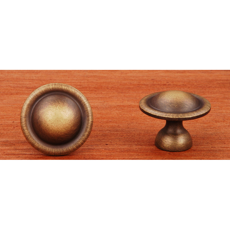 Poignée champignon Smooth Dome CK Series, Antique English, Petit