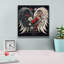  «Wings and Roses Black» par Rey Klimt, art mural sur toile, 12 po x 12 po-1299444414