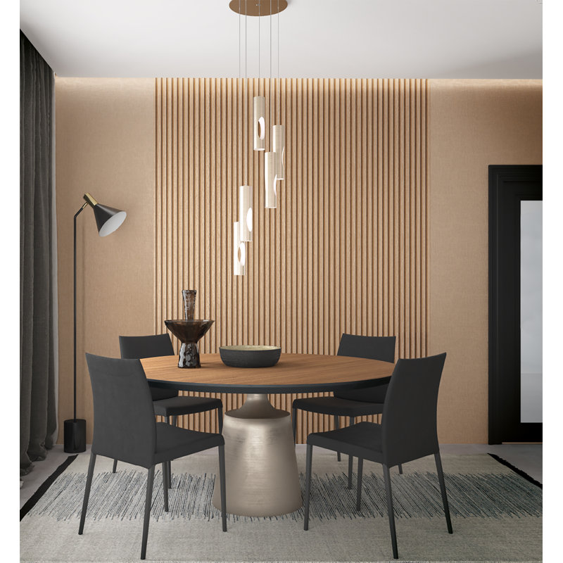 Eden Textured Matte 10m x 53cm Wallpaper Roll, Dark Brown