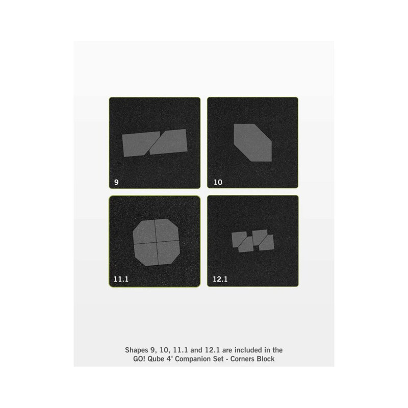 Accuquilt GO! Ensemble de 4 coussins Qube