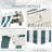 12' X 10' Deck Awning . Sun Shade With Manual Crank, & Water- Fabric, Aluminum Frame For Any Weather. Retractable Shade, Frame.