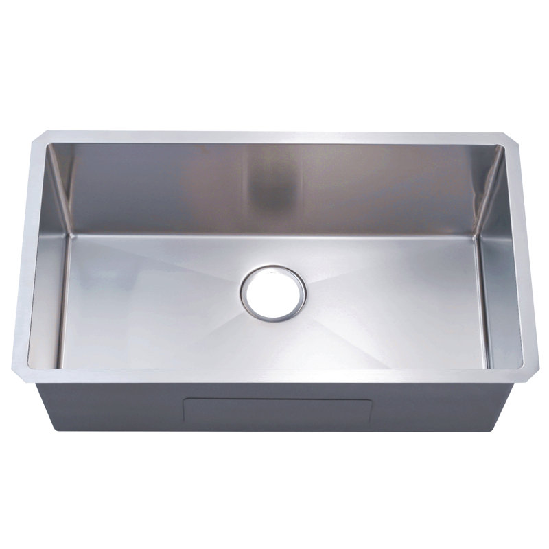 Évier de cuisine en acier inoxydable 304 encastrable L 32 po x l 19 po (évier seulement)