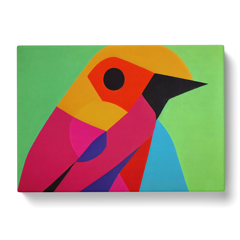 Exceptional Abstract Bird - Wrapped Canvas