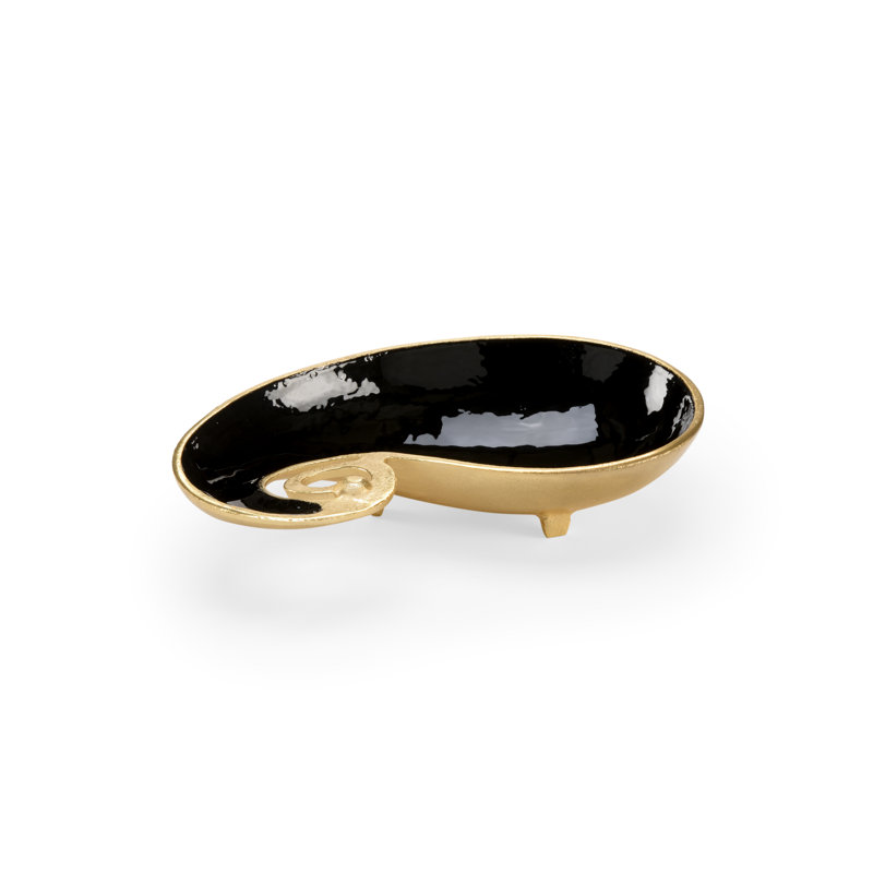 Plateau de table à café pop of motif cachemire, H 2,8 po x l 12,5 po x P 7 po