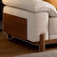 Causeuse-coussin beige modulaire en chenille-723386660