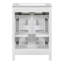 Ensemble de meuble-lavabo 24 po avec lavabo en céramique, meuble-lavabo peu encombrant - l 24 po x P 18 po x H 34 po, 2 portes à fermeture en douceur