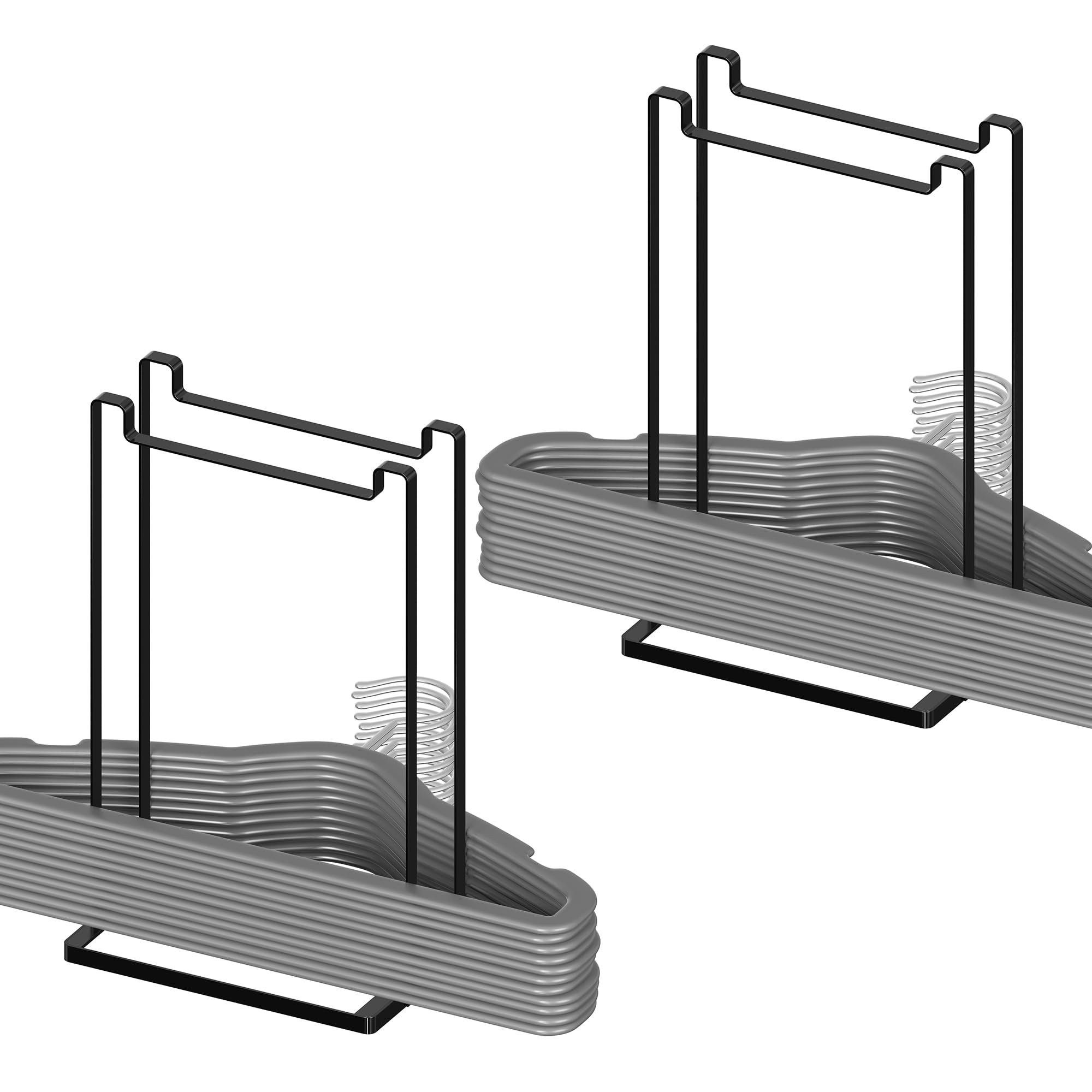 Rebrilliant Adjustable Metal Hanger Stacker, For Adults And Children ...