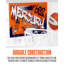 Panier de basketball Franklin Mercury de Franklin Sports par WNBA pour enfants - Panier de basketball d'intérieur pour enfants avec mini ballon