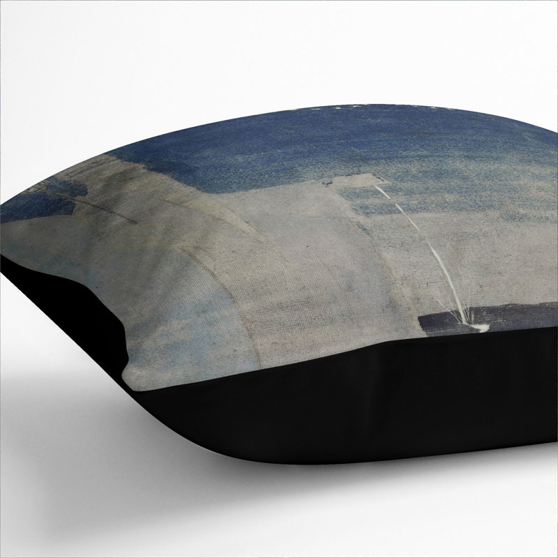 Square Cushion, 40cm H x 40cm W x 15cm D, Black