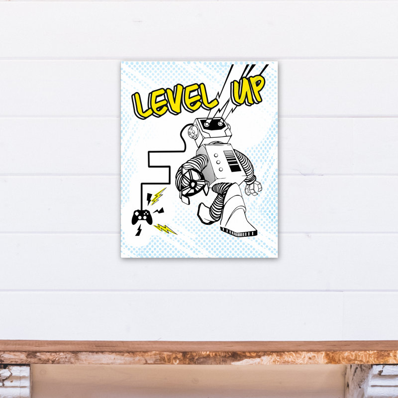« robot gamer », art sur toile Billings, H 20 po x l 16 po x P 1,25 po