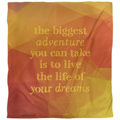 Housse de couette The Bigeste Adventure Quote