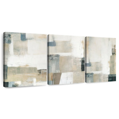 Textured Strokes Triptych