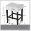 Ensemble de 2 tabourets de bar à hauteur de comptoir en cuir 26,75 po-38609386