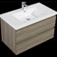 Meuble-lavabo mural moderne pour salle de bain-76649970